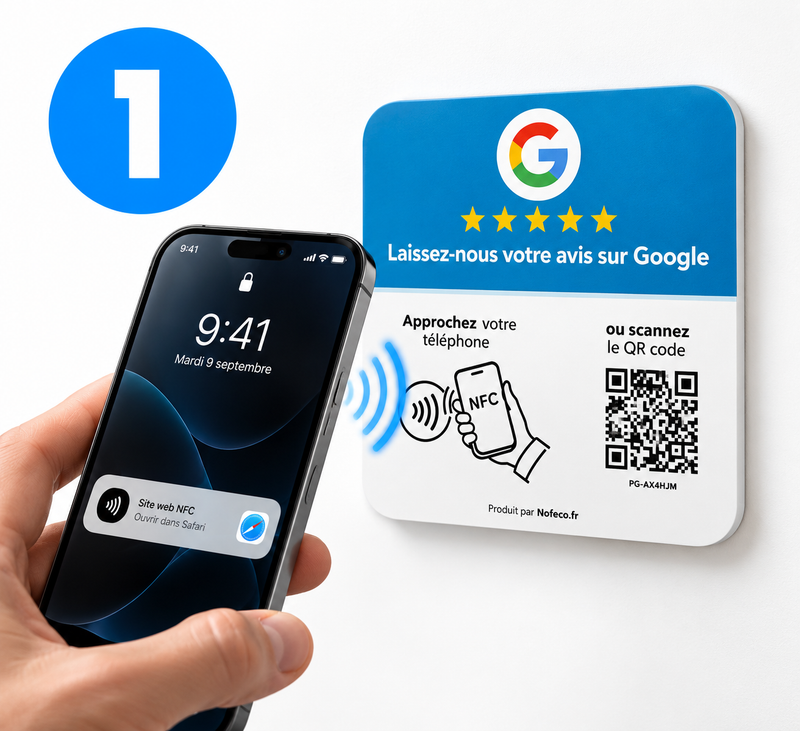 Recevez et scannez votre plaque
